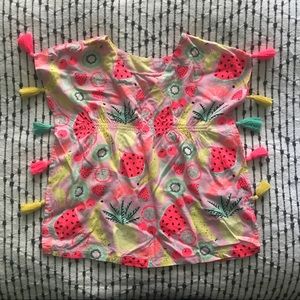 Cat & Jack bright fruit swim cover up